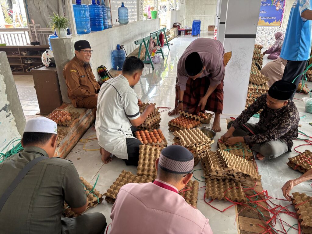 Persiapan paking paket sembakoramadhan